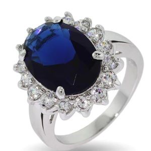 Royalty Inspired Sapphire CZ
Engagement Ring / Eves Addiction